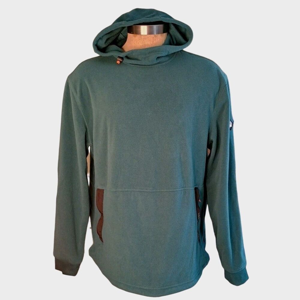 Alaskan Hardgear Duluth Trading Hoodie Mens L Green Full Zip Sweatshirt Outdoor